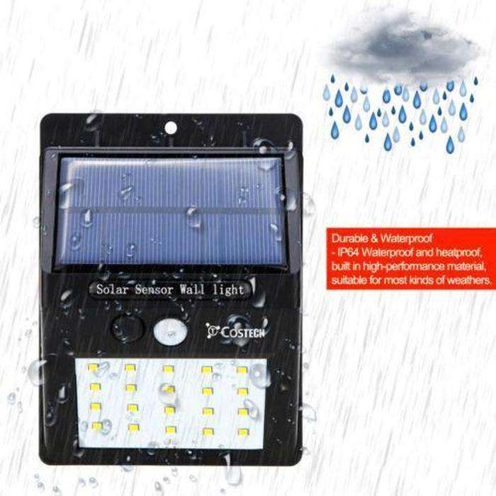 Solar Powered LED Wall Light