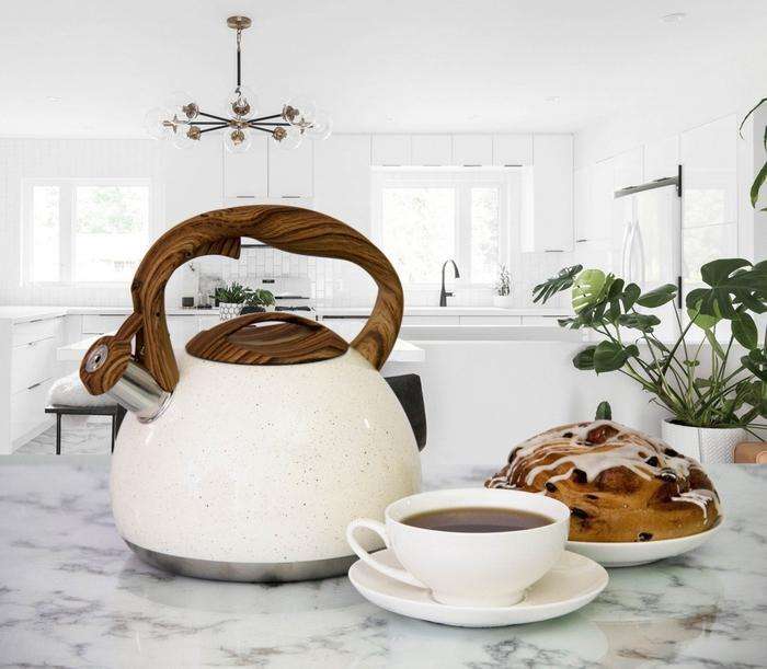 Stove Top Kettle 2.8L - Brown