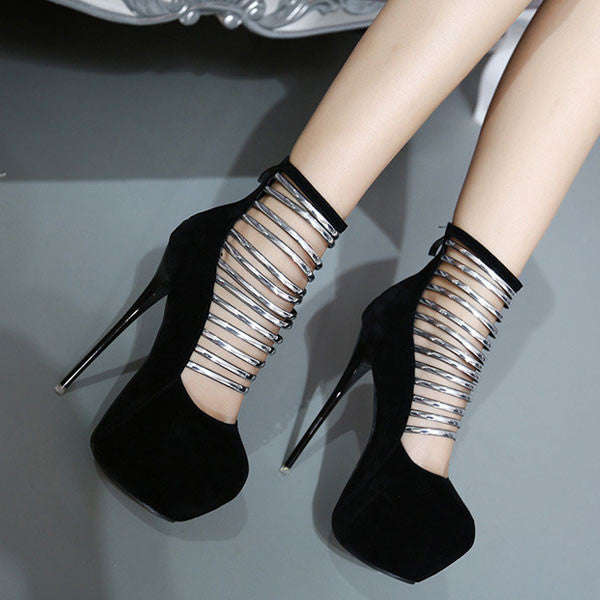 Sweet Black Solid PU Pumps - 37 / Black