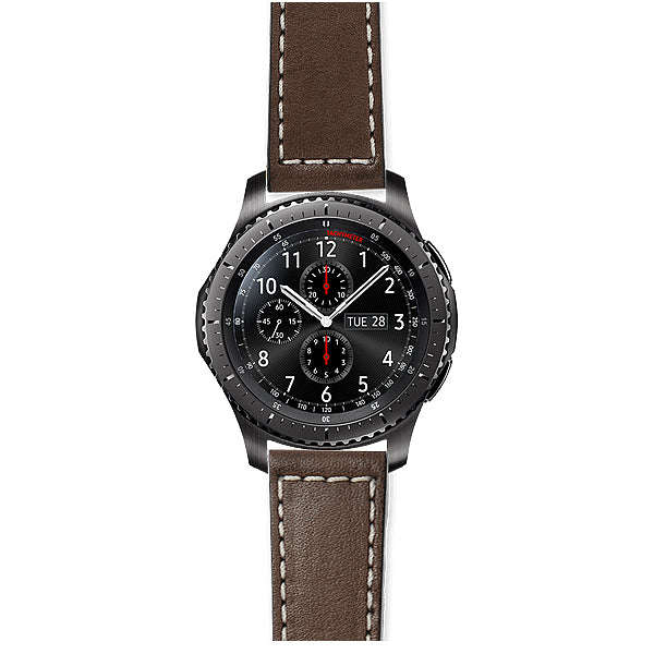 Strap Studio Leather Tuscany Strap for Samsung Gear S3 / S2 - Brown