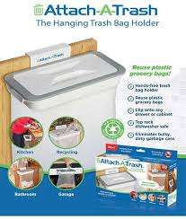 Attach a Trash The Hanging Trash Bag Holder