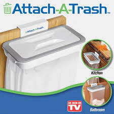 Attach a Trash The Hanging Trash Bag Holder