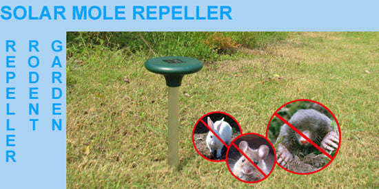 Solar Mole Repeller