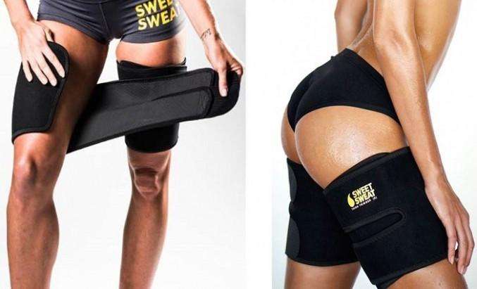 1Pair Sweet Sweat Adjustable Trimmer Belt