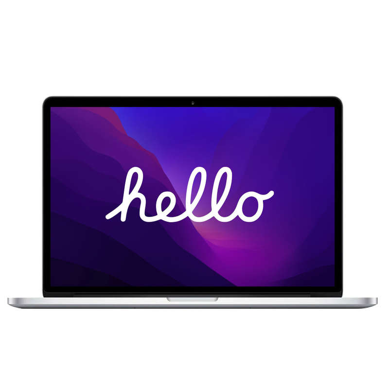 Apple MacBook Pro 13-Inch 2.7GHz Dual-Core i5 (Retina, 8GB RAM, 128GB SSD, Silver) - Pre Owned / ...