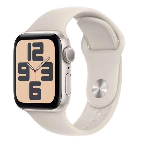 Apple Watch SE 2nd Gen (40mm, Starlight Aluminium with Starlight Sports Band, GPS) - Pre Owned / ...