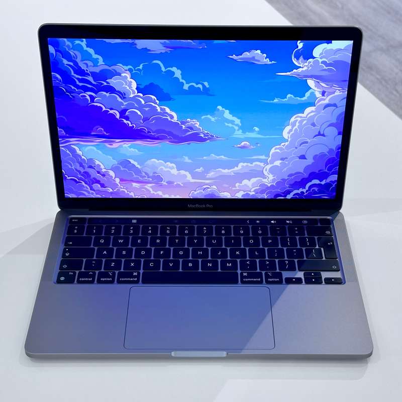 2020 Apple MacBook Pro 13-inch M1 8-Core CPU, 8-Core GPU (Touch Bar, 8GB Unified RAM, 256GB SSD, ...