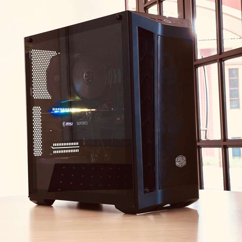 Coolermaster Mid Tower Gaming PC 3.4GHz 8-Core Intel Core i7-10700k (16GB RAM, 1TB NVME, GeForce ...