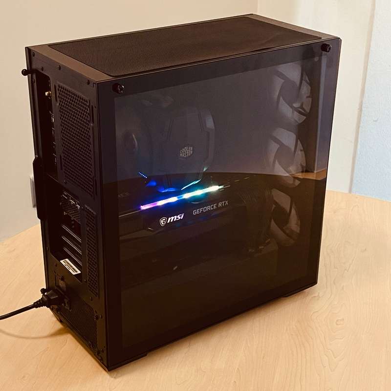 Coolermaster Mid Tower Gaming PC 3.4GHz 8-Core Intel Core i7-10700k (16GB RAM, 1TB NVME, GeForce ...