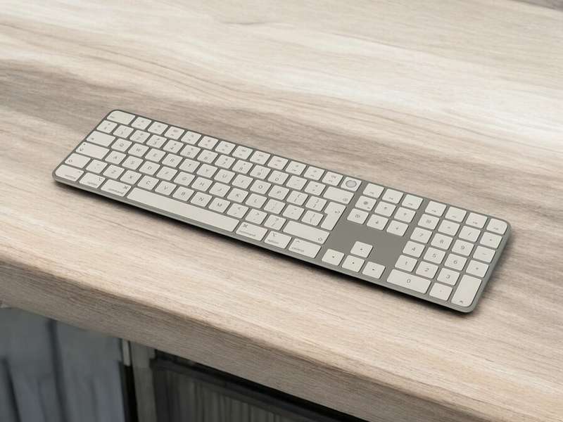 Apple Magic Keyboard with Numeric Keypad & Touch ID - International English (Silver) - Pre Owned ...