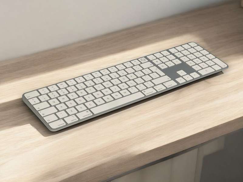 Apple Magic Keyboard with Numeric Keypad & Touch ID - International English (Silver) - Pre Owned ...