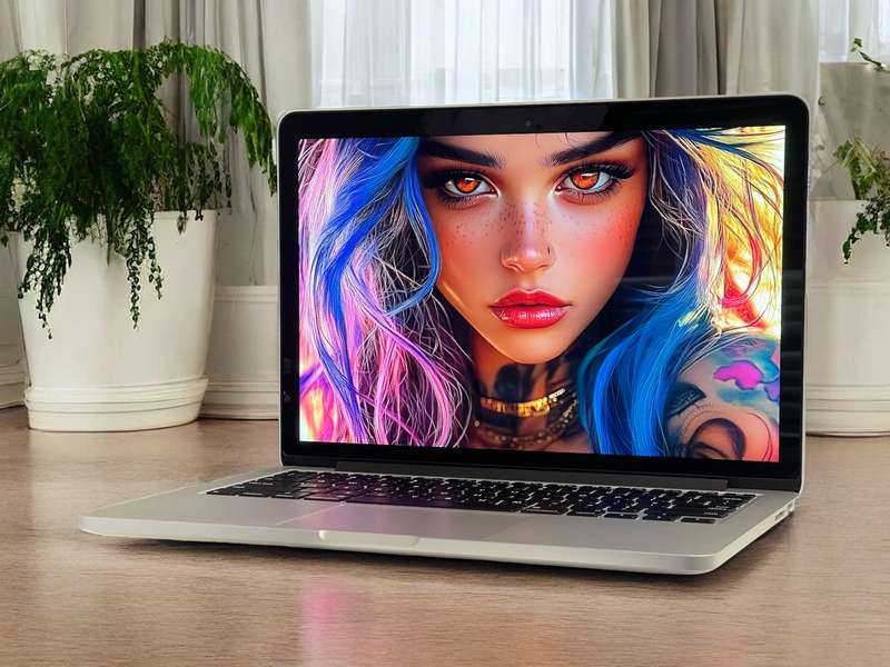 Apple MacBook Pro 13-Inch 2.7GHz Dual-Core i5 (Retina, 8GB RAM, 128GB SSD, Silver) - Pre Owned / ...