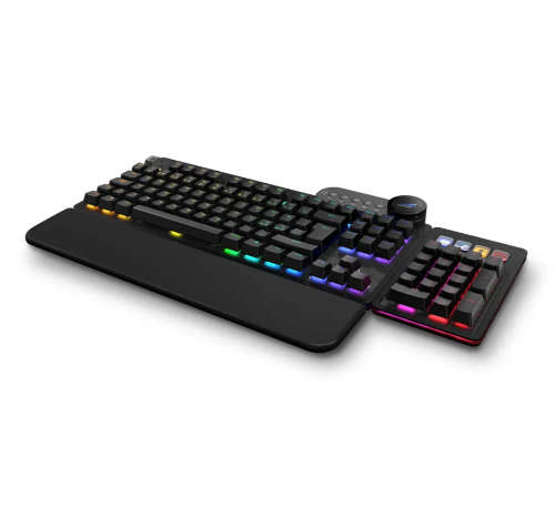 Mountain Everest Keyboard Max (Modular Numpad, Media Dock and Cherry MX Brown Switches, Midnight ...