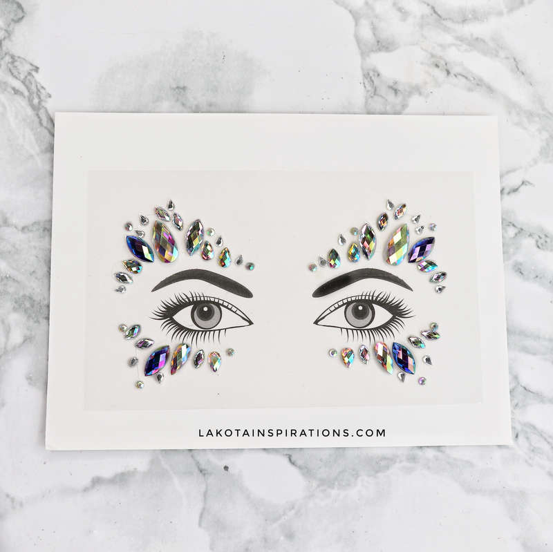 Plum Passion Crystal Face Jewel
