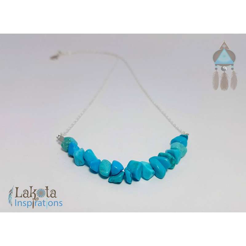 Wanderlust Gemstone Necklace (Assorted) - Turquoise