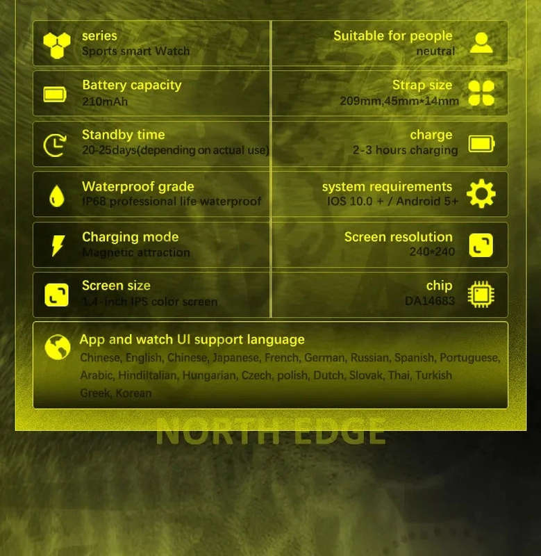 North Edge - Mars 2 Smart Watch