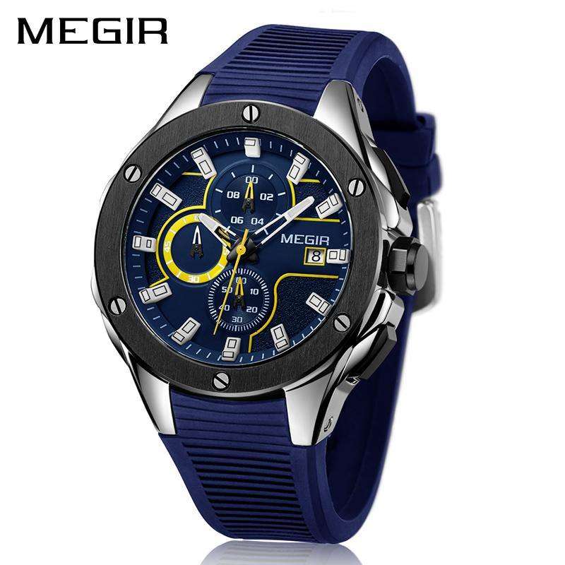 Megir 2053 Chronograph Blue