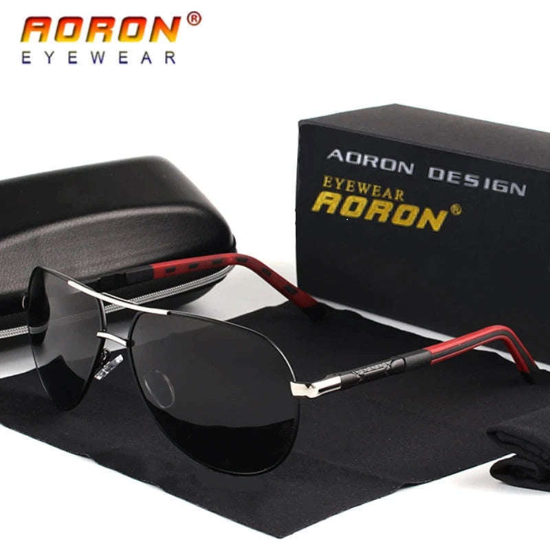 Aoron Aviator Polarized Black v2