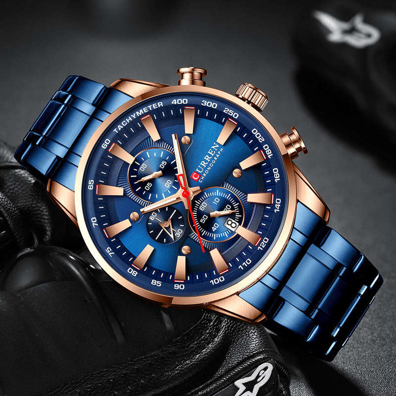 Curren 8351 Chronograph Blue