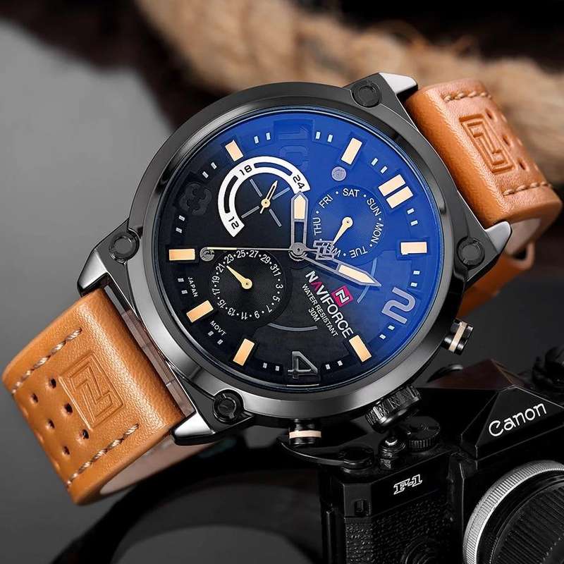 Naviforce 9068 Leather