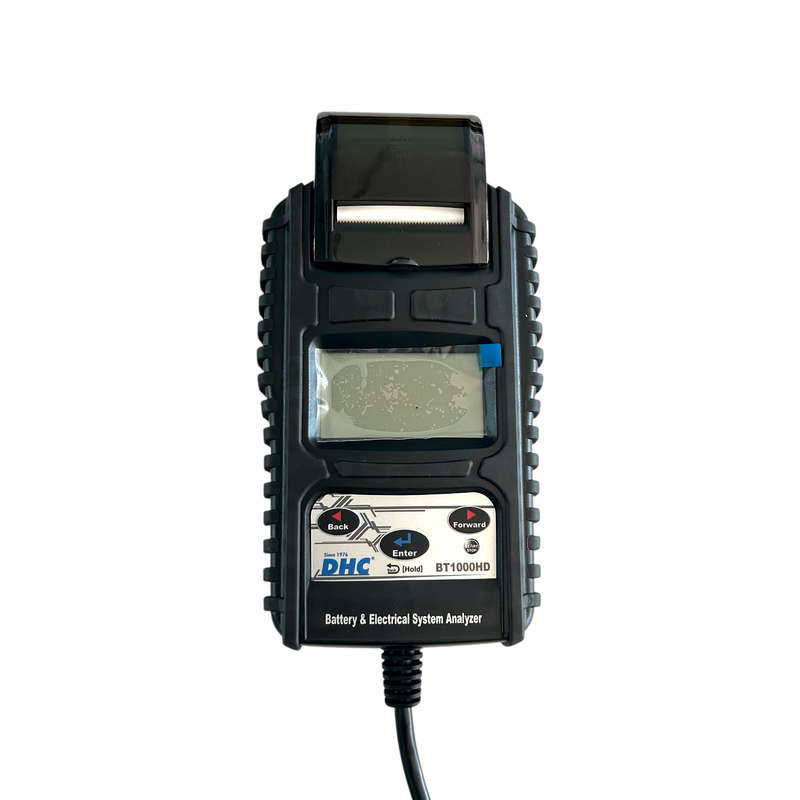 BT1000HD | 12V & 24V Heavy-Duty Battery Tester & Electrical System Analyzer with Printer