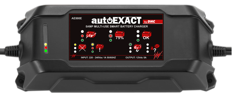 AE500 | 5 Amp Intelligent Digital Vehicle & Battery Charger Maintainer - AE500