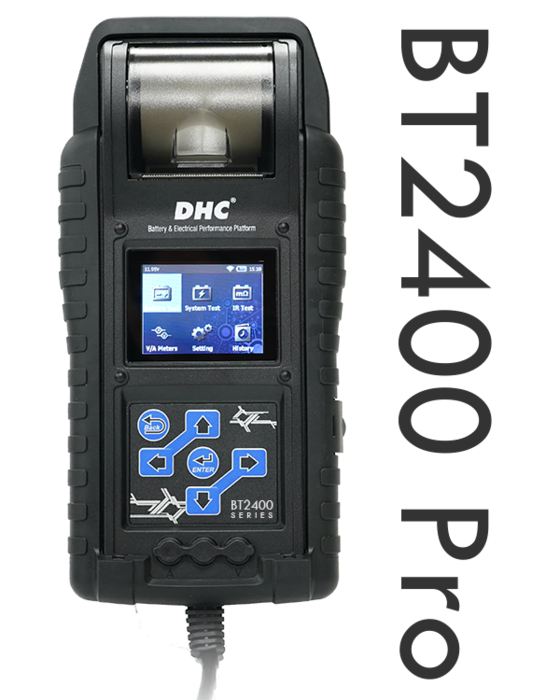 BT2400PRO | 6V & 12V BATTERY TESTER & ELECTRICAL ANALYSER W/ BARCODE SCANNER, PRINTER & WIFI