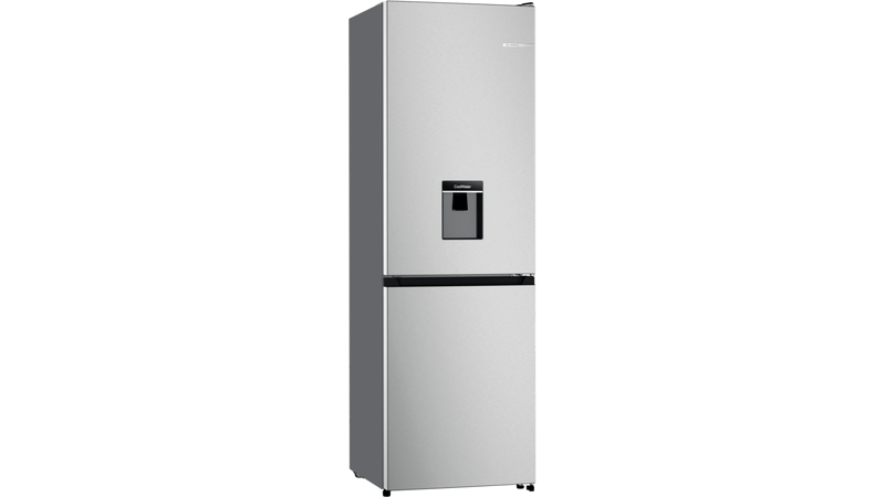 BOSCH FRIDGE FREEZER COMBI 304L WITH WATER DISPENSER STAINLESS STEEL - KGW36NL2AZ