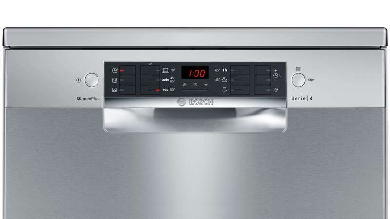 BOSCH DISHWASHER 13 PLACE SERIES 4 HYGIENE PLUS STAINLESS STEEL SMS46NI00Z