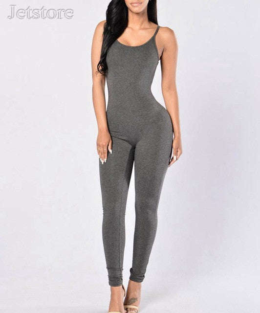 12 Colors Women Jumpsuit by jetstore - Dark gray / S