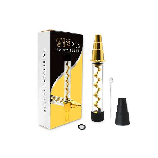 Twisty V12 Plus Glass Blunt