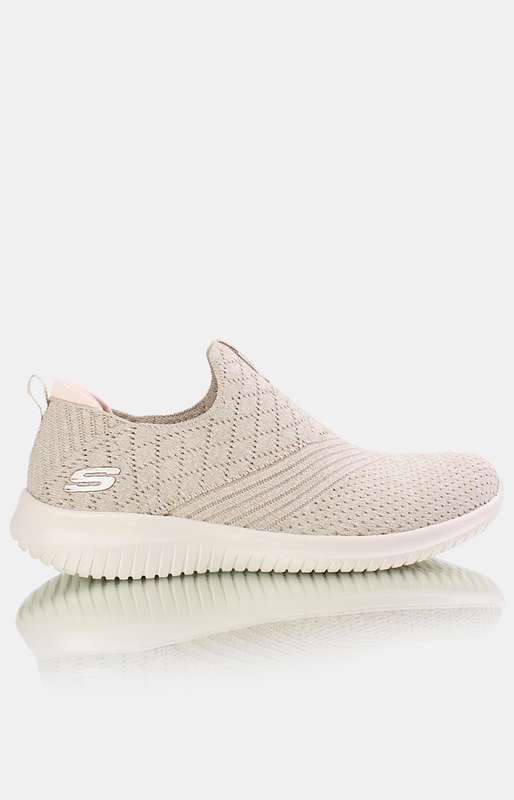 Ladies' Ultra Flex Sneakers - Beige - Beige / UK 5