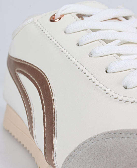 SOVIET LADIES` LAMAR SNEAKERS - WHITE