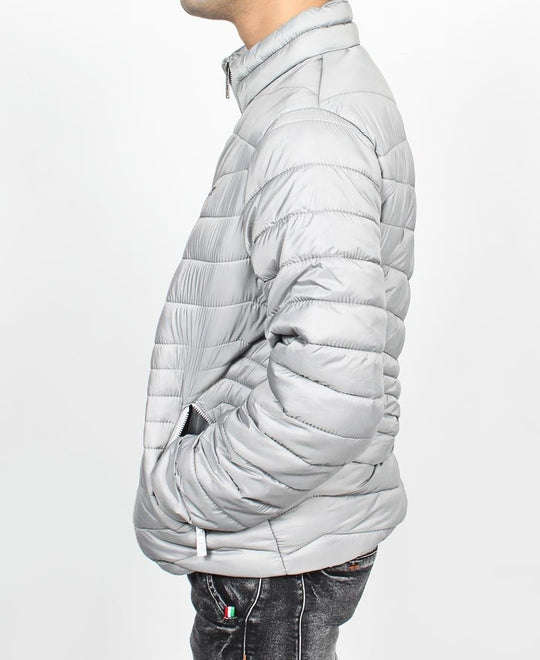 SOVIET MEN`S PUFFER JACKET - GREY