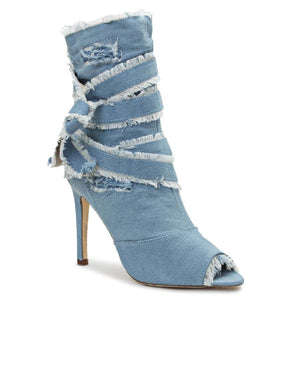 Denim Boots - Blue