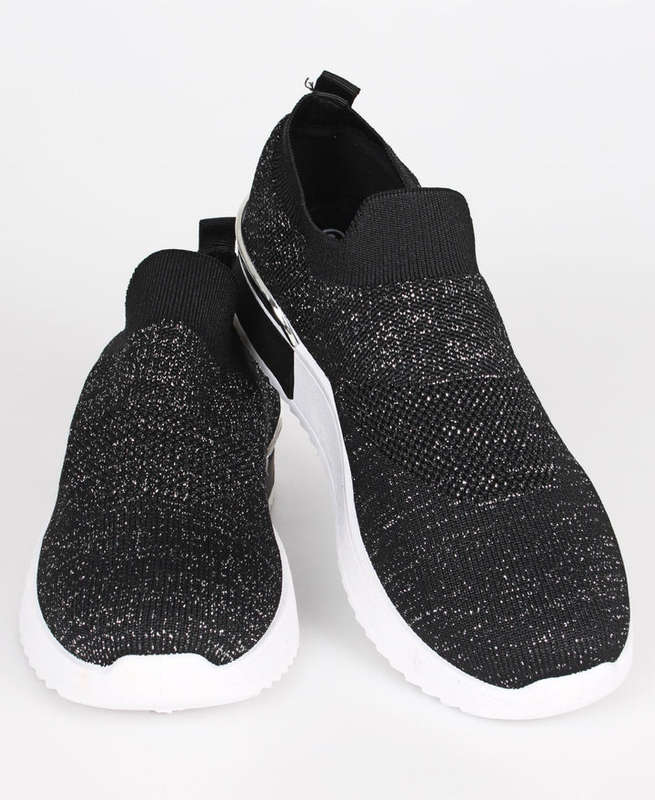 TOMTOM Ladies` Honey Shimmer Knit Sneakers