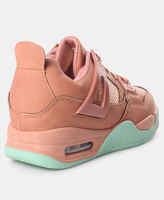 TOMTOM LADIES' SLASH EXOTIC SNEAKERS - MINK