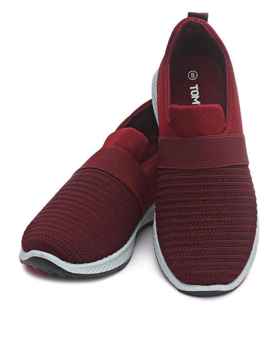 TOMTOM MEN'S FLYE SNEAKERS - BURGUNDY