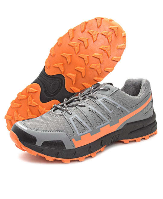 Men's TomTom Hiker Sneakers Smart-Casual Sport Grey Orange Black