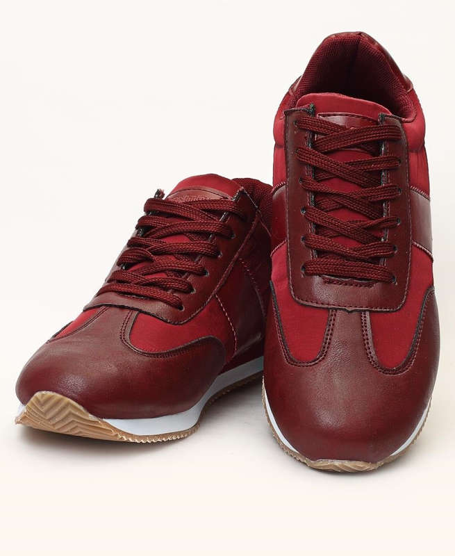 Men's Hugo Sneakers - Burgundy - Burgundy / UK 6