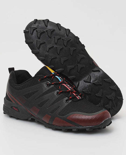 TOMTOM MEN'S TRAIL SNEAKERS - BLACK