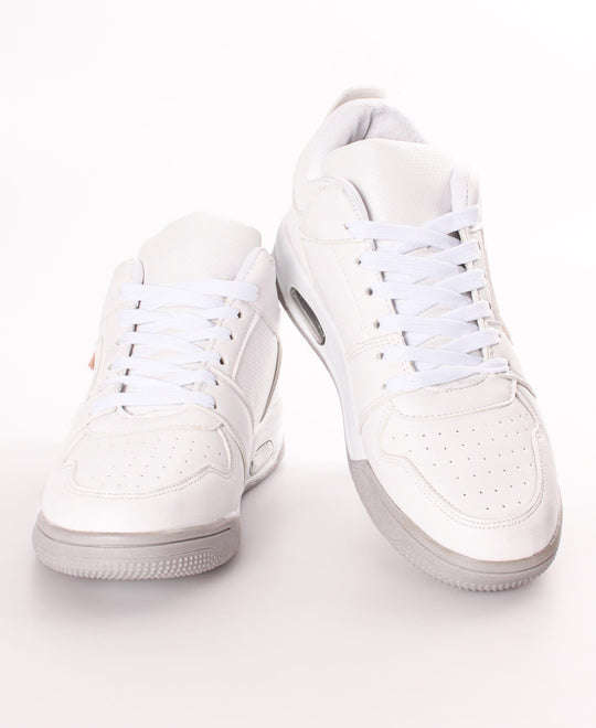 TOMTOM MEN'S CASUAL SNEAKERS - WHITE