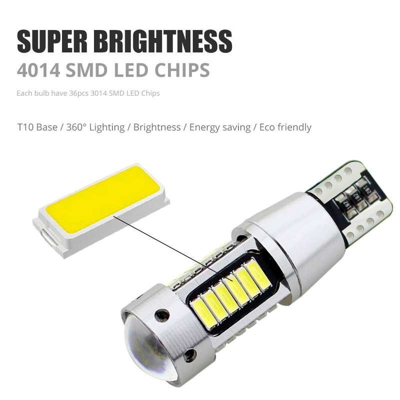 T10 4014 Aluminium 30smd Premium park - SET