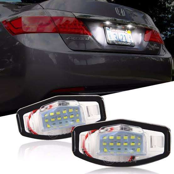 Honda Accord numberplate led