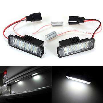 Polo Canbus led Numberplate replacement
