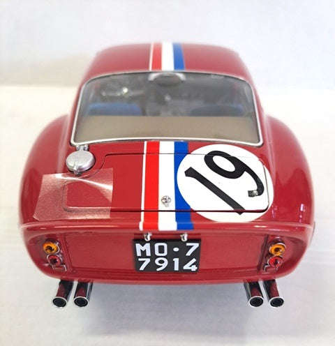 FERRARI 250 GTO 1962 LM#19 RED 1/18, DIECAST COLLECTABLES