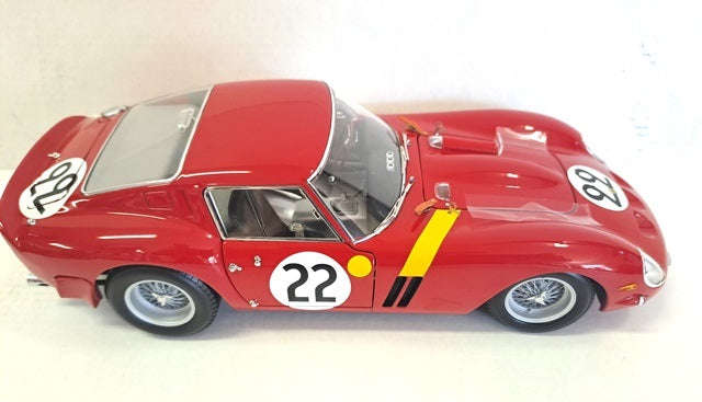 FERRARI 250 GTO 1962 LM#22 RED 1/18, DIECAST COLLECTABLES
