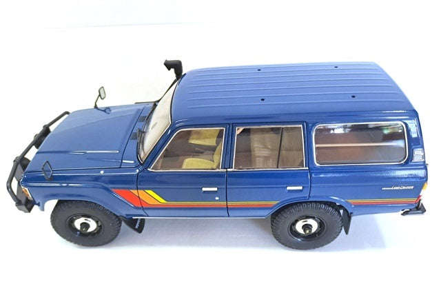 TOYOTA LANDCRUISER 60 BLUE 1/18, DIECAST COLLECTABLES