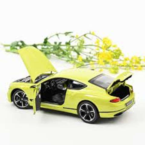 Bentley Continental GT 2018 Rhadium 1:18 - 200pcs WORLD WIDE LIMITED EDTITION