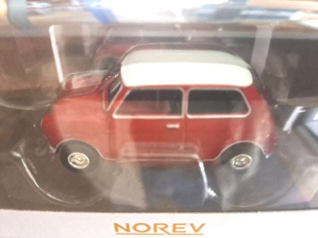 Mini Cooper S 1964 Tartan Red and White Roof 1:54